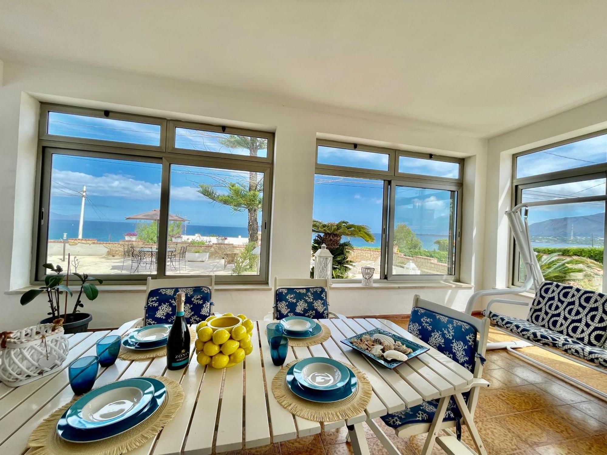 Villa Sul Mare Palazzolo Траппето Экстерьер фото